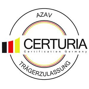 Tägerzulassung Certuria Siegel AZAV